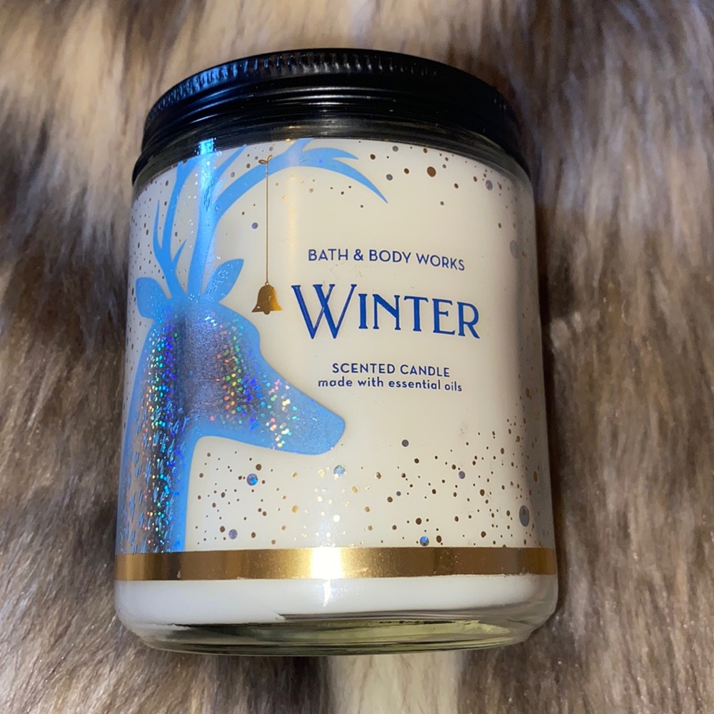 WINTER SINGLE WICK CANDLE - BATH & BODY WORKS